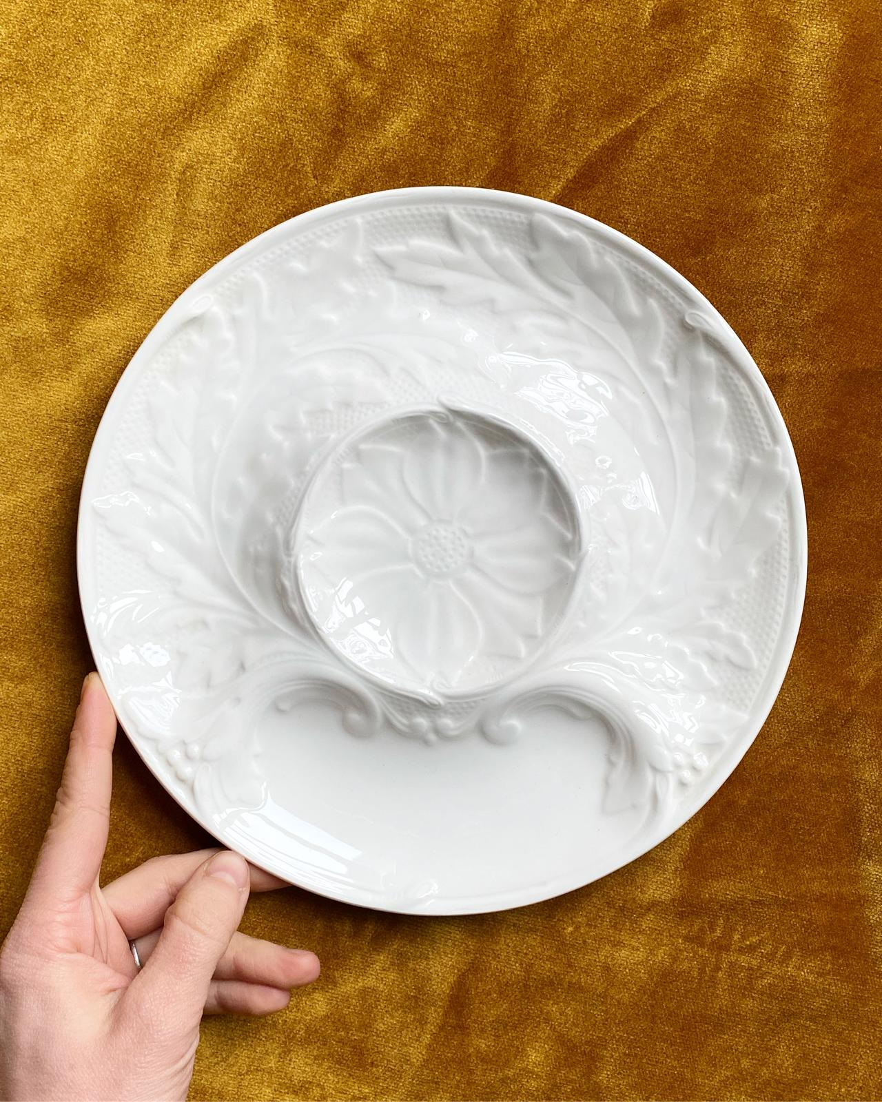 Assiettes à artichaut Gien
