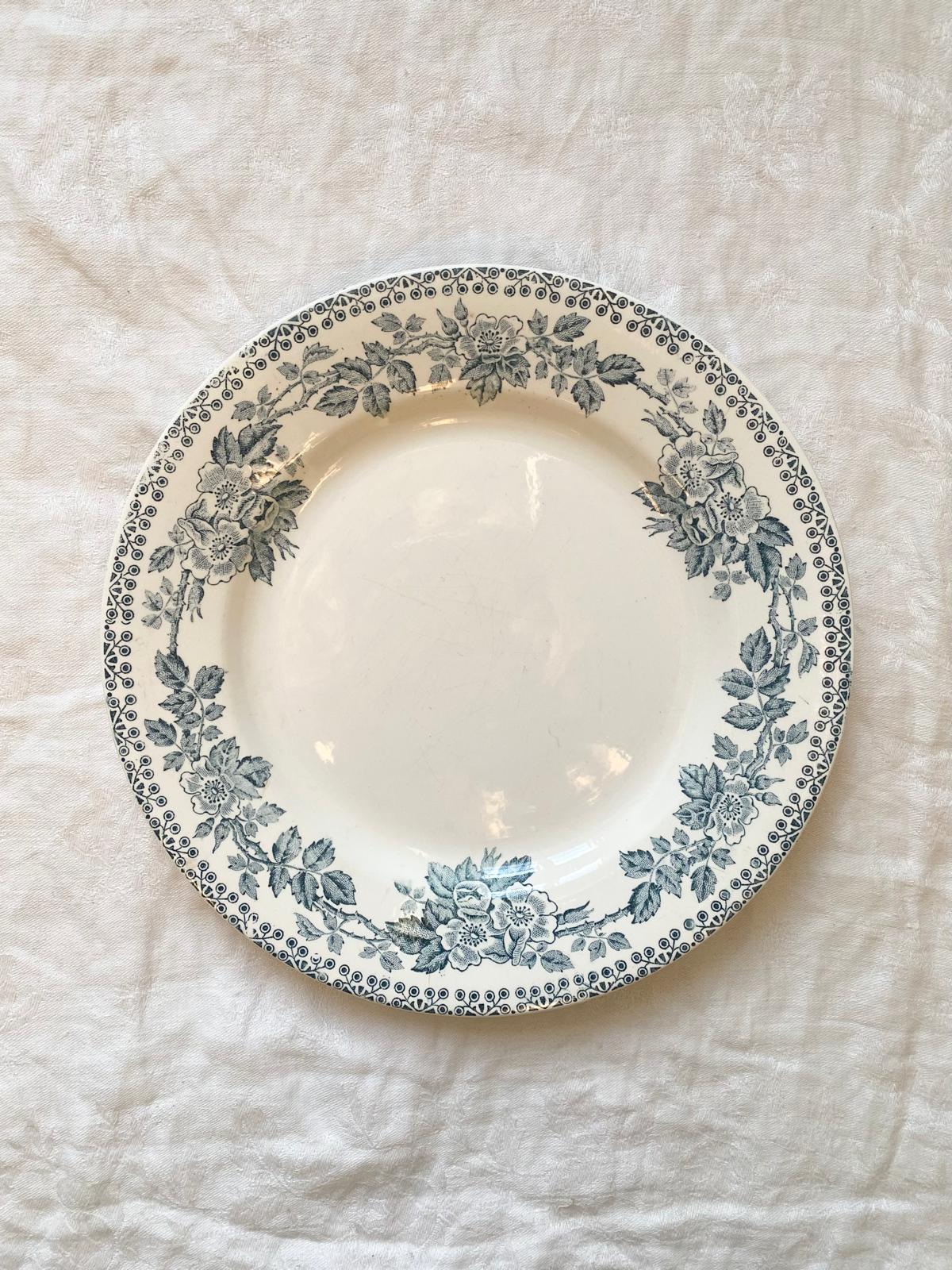 Assiette à entremets Guadeloupe Digoin Sarreguemines