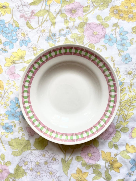 Rose et vert