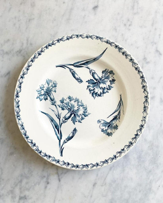 Assiette plate Oeillet de Lunéville