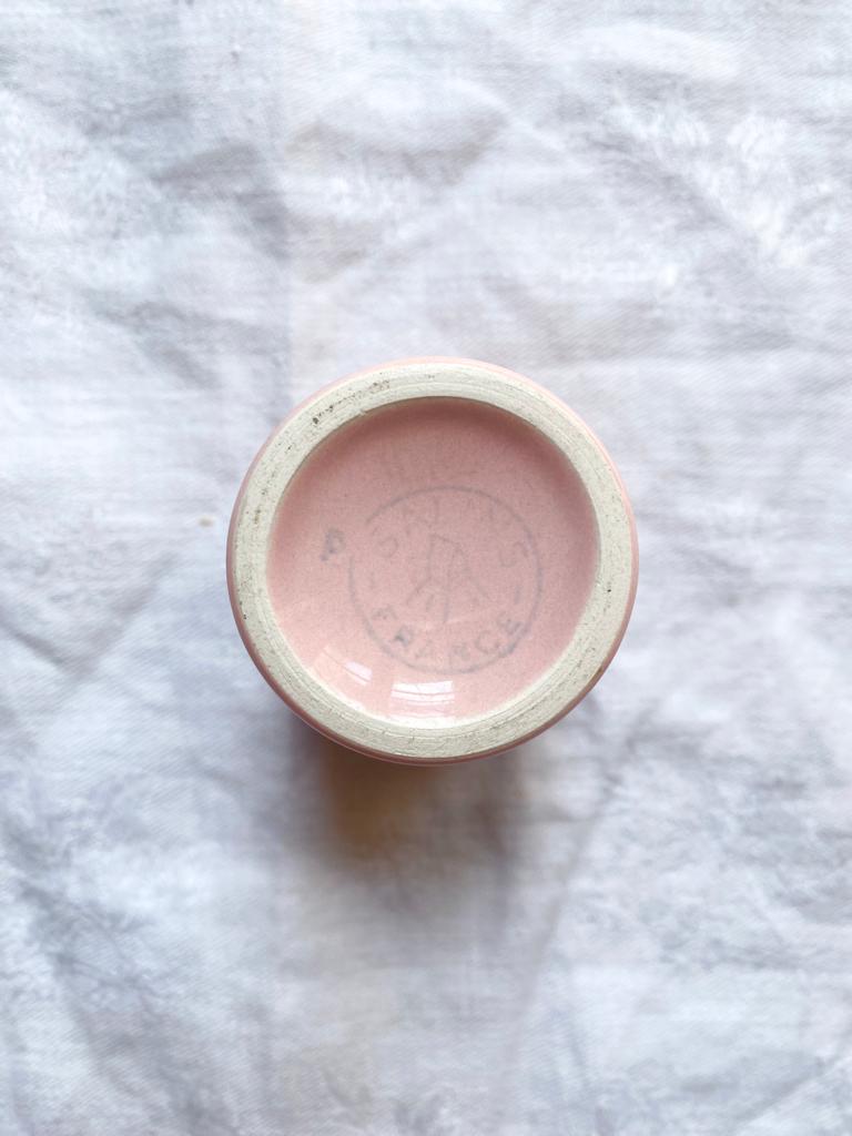 Coquetier vintage rose Salins