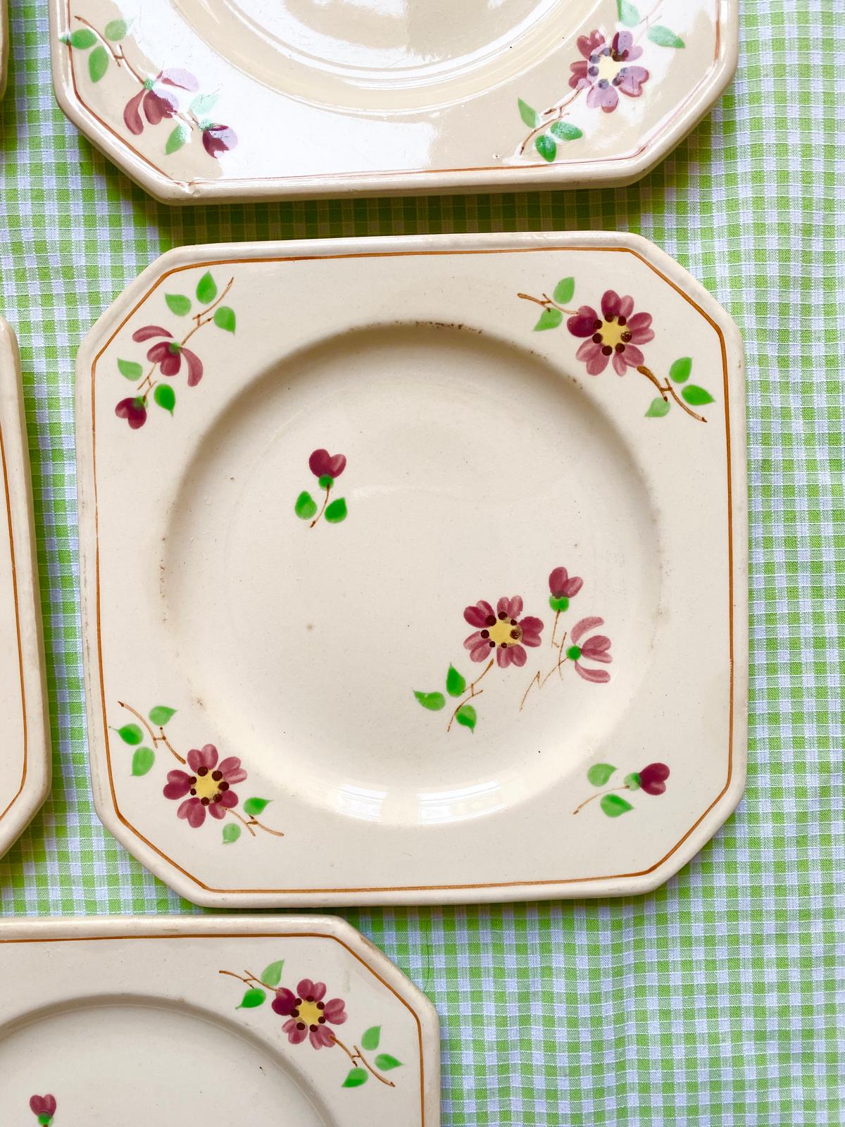 Lot de 5 assiettes à dessert Janine de MDL