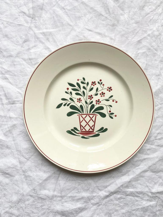Plat rond Sylvie vintage HBCM