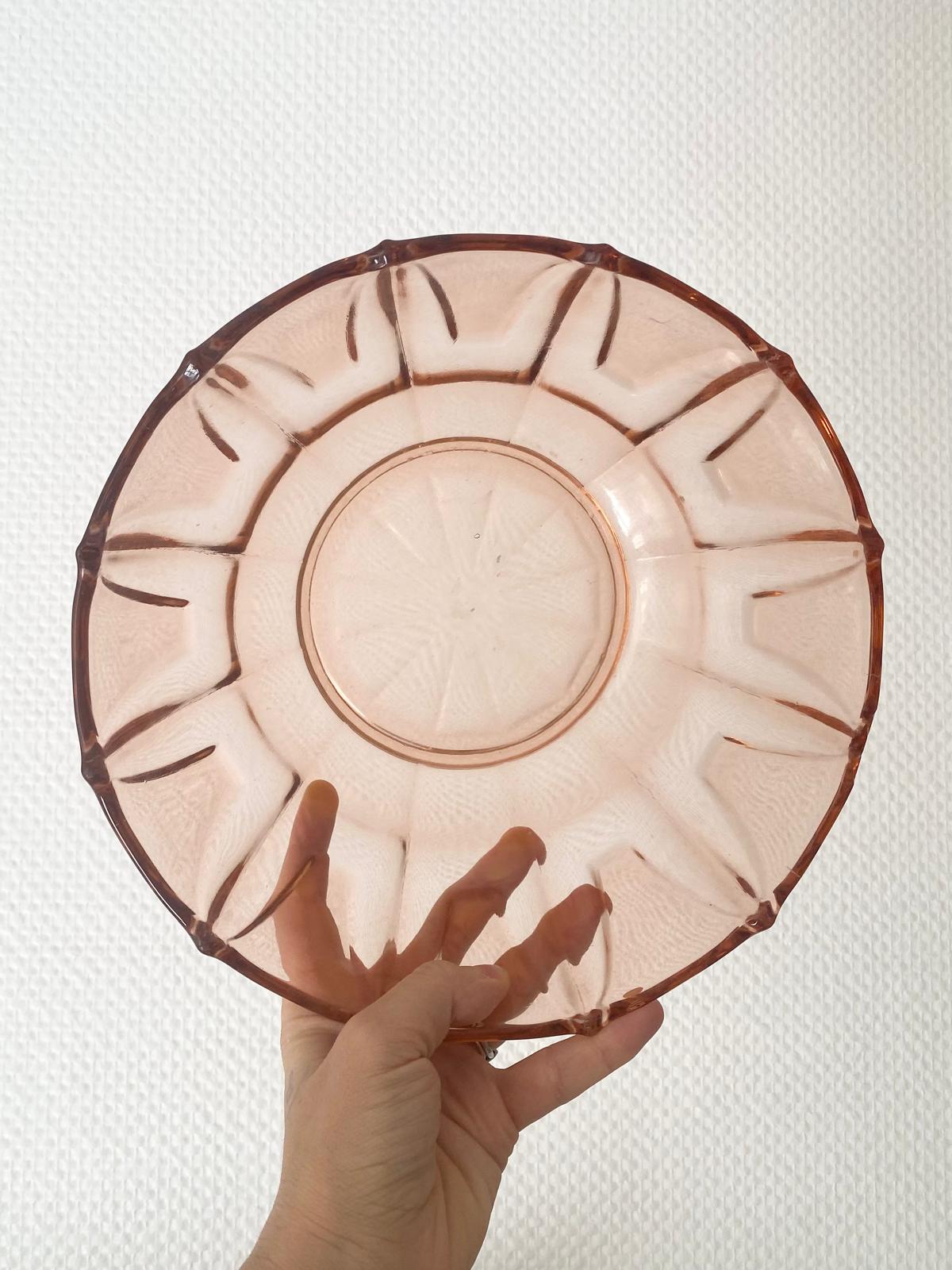 Verre rose