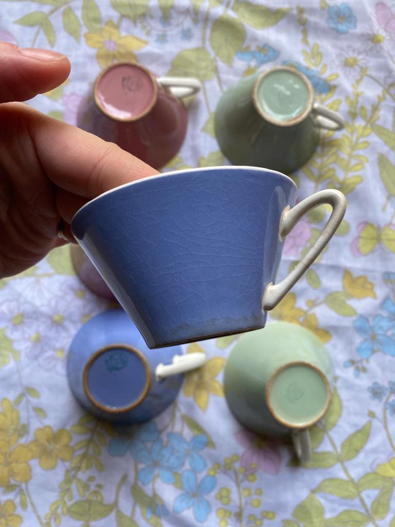 Green, blue, pink