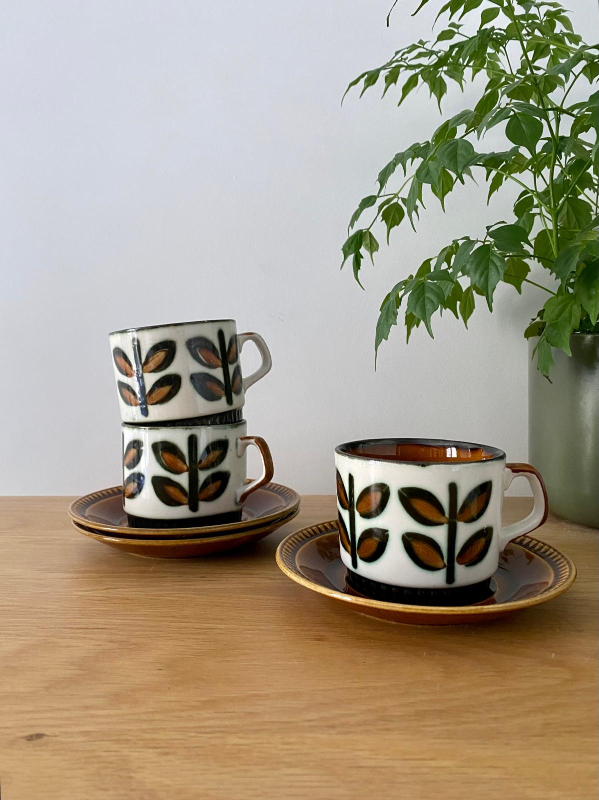 Lot de 3 tasses à café Rambouillet de Boch