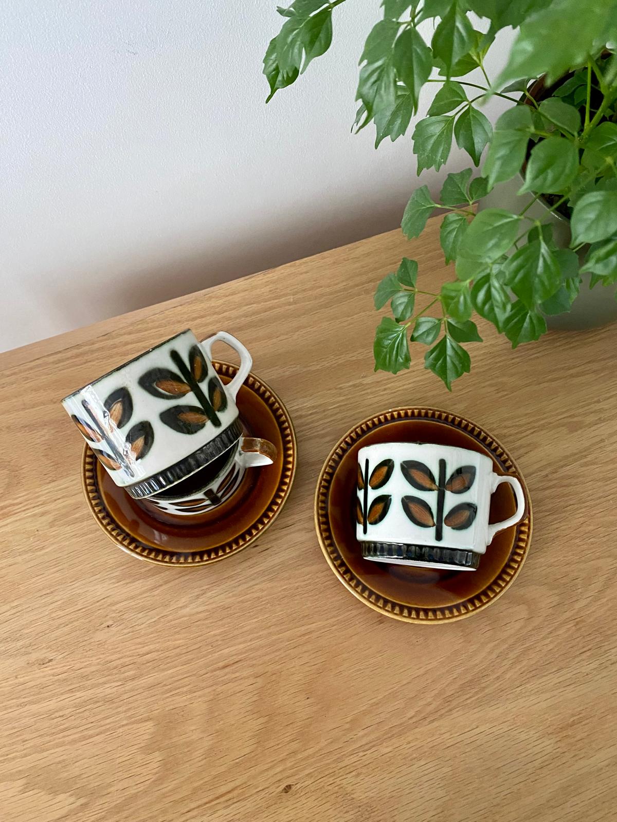 Lot de 3 tasses à café Rambouillet de Boch