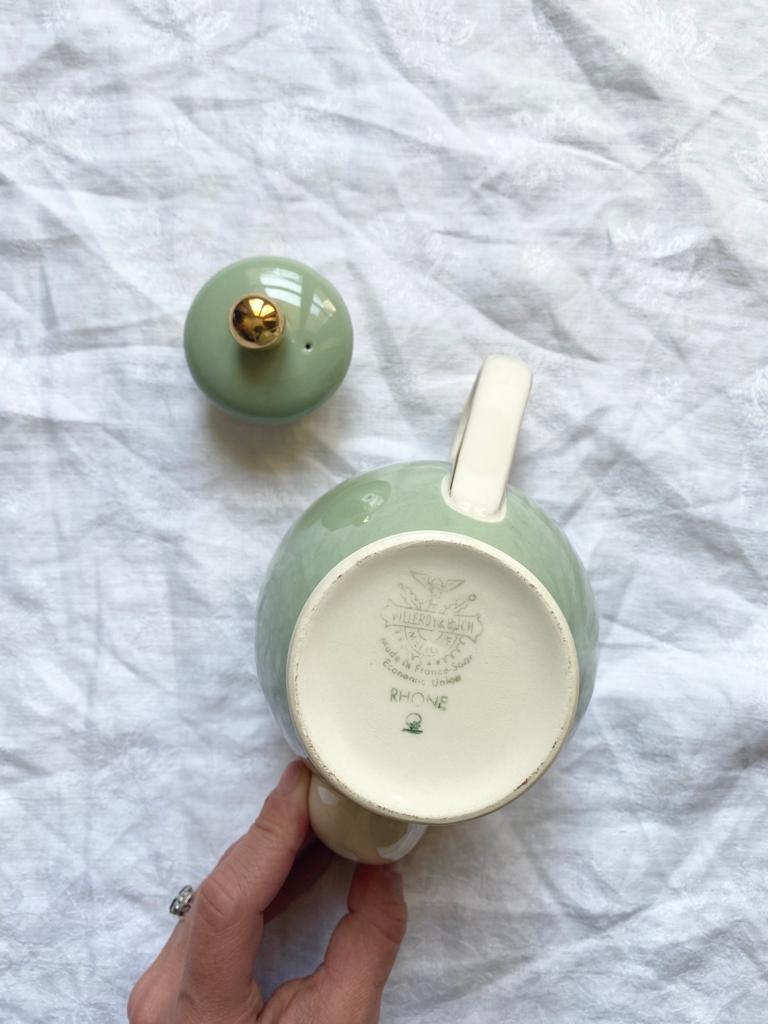 Cafetière verte Rhone Villeroy et Boch