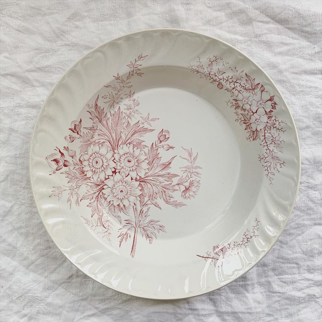 Plat à clafoutis terre de fer modèle L'Eté de Badonviller