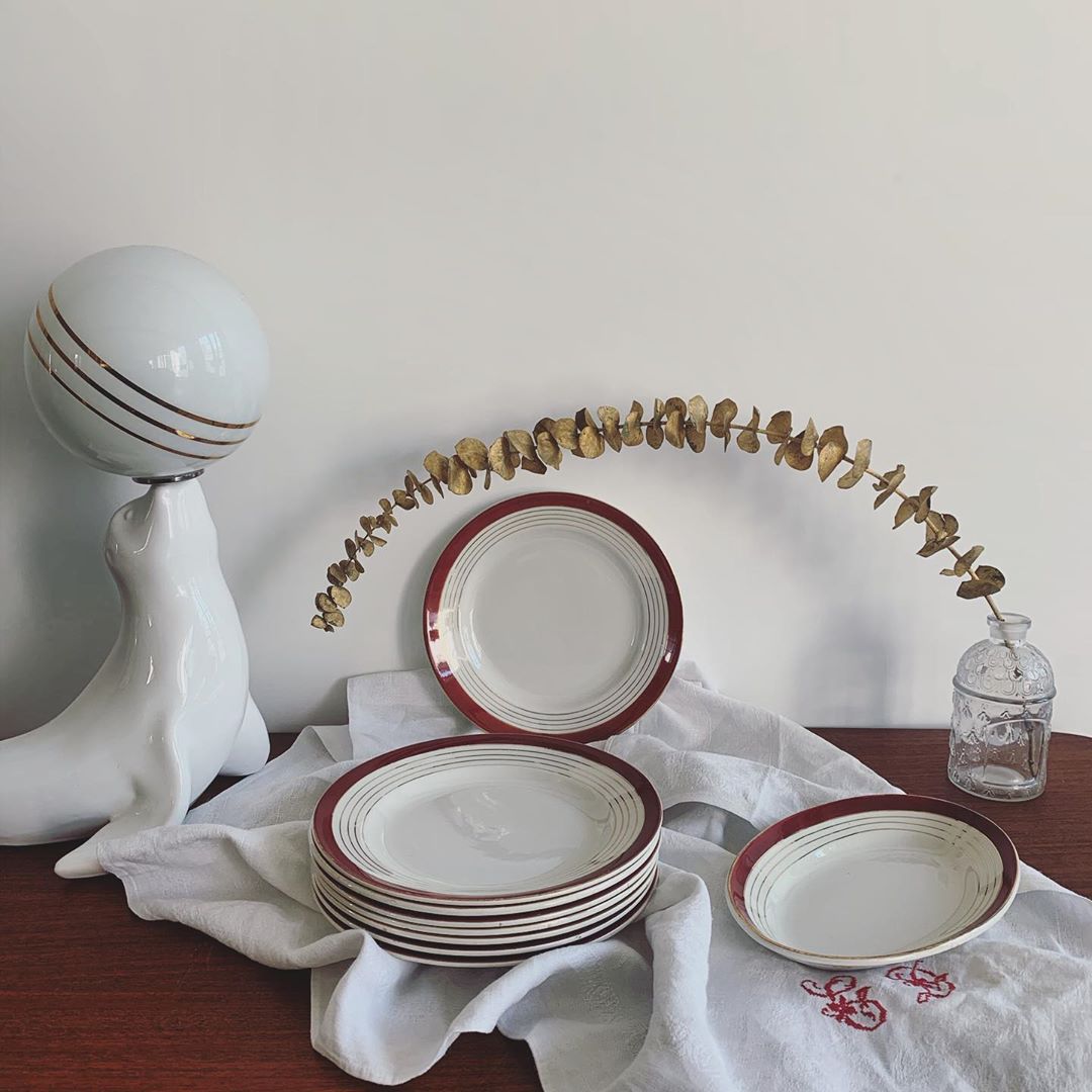 Service à dessert Régence Sarreguemines et Digoin