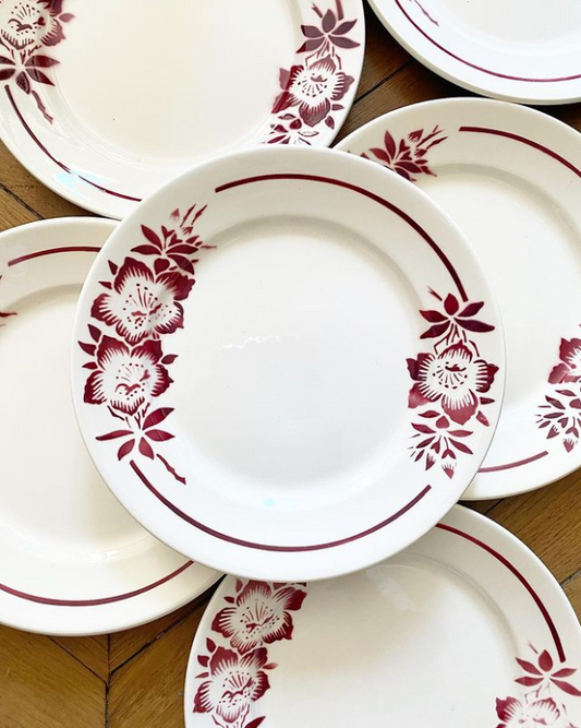 Assiette à dessert Rabelais de Badonviller