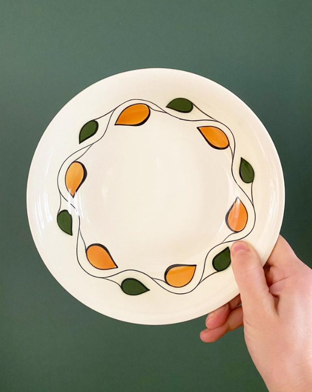 Assiettes calotte Miramont de Salins