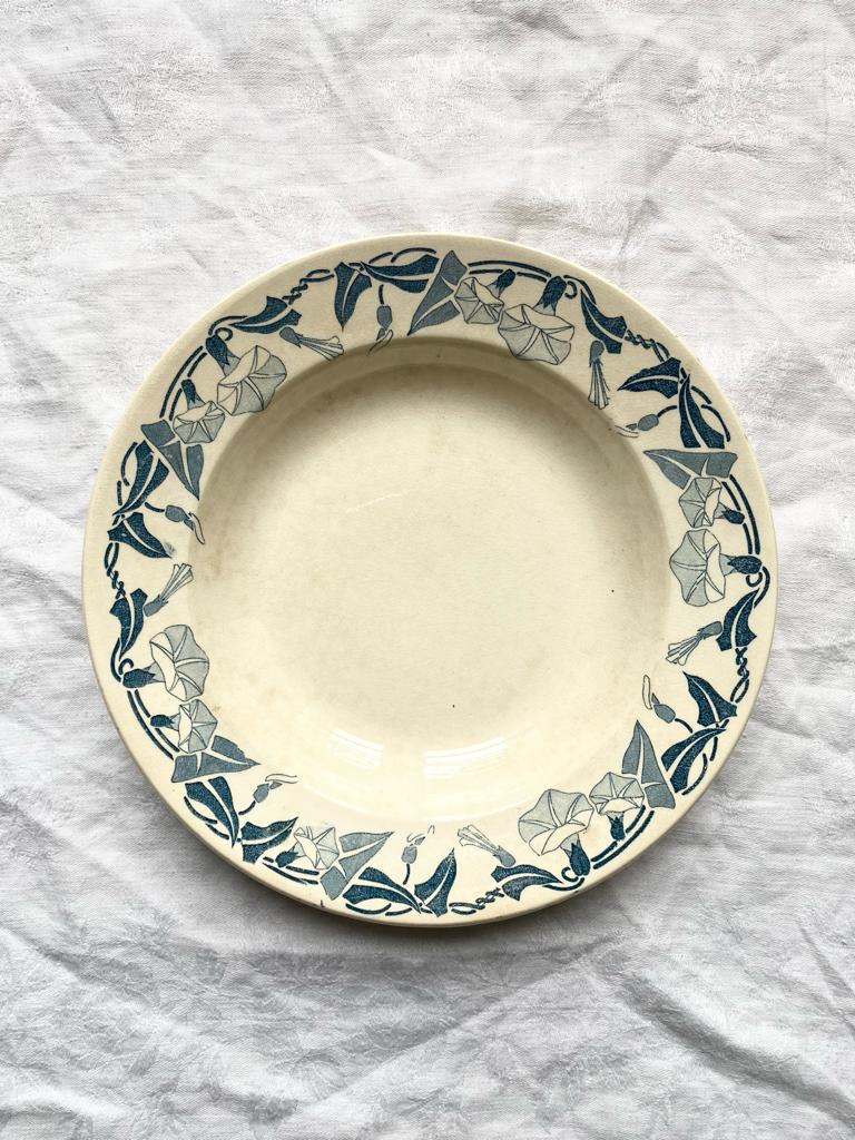 Assiette creuse terre de fer Petrus Sarreguemines