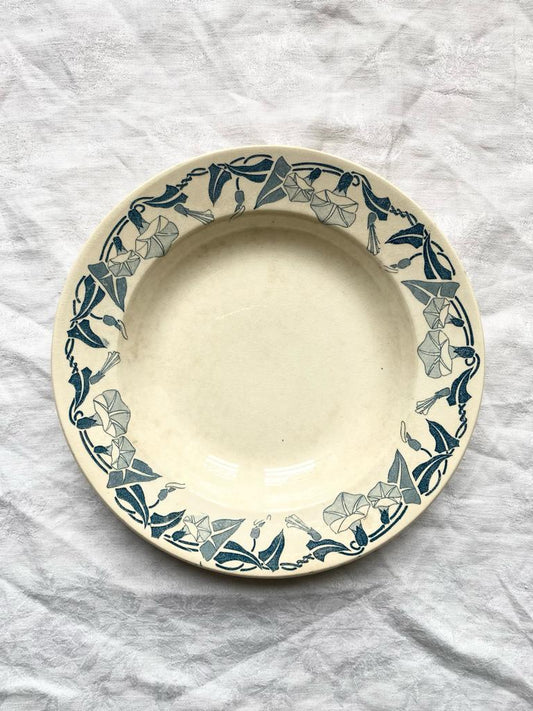 Assiette creuse terre de fer Petrus Sarreguemines