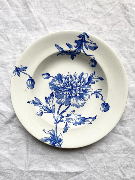Assiettes creuses Pavot Longwy