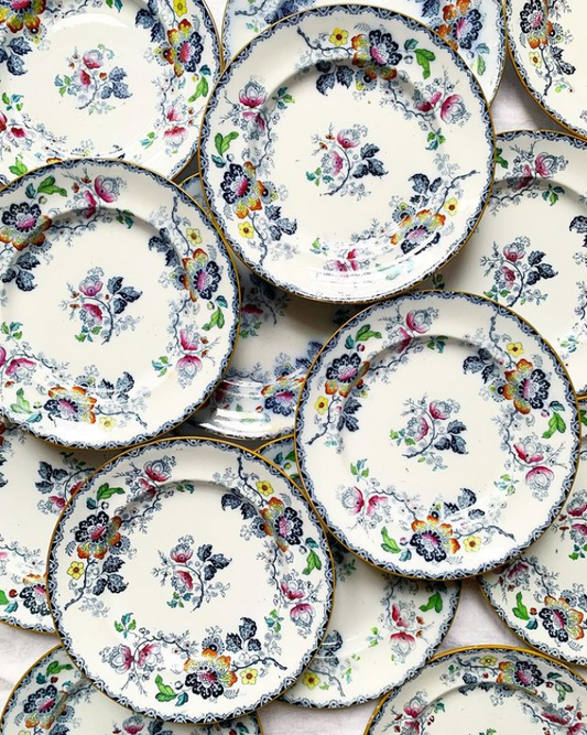 Assiette terre de fer ironstone Nepaulese Francis Morley