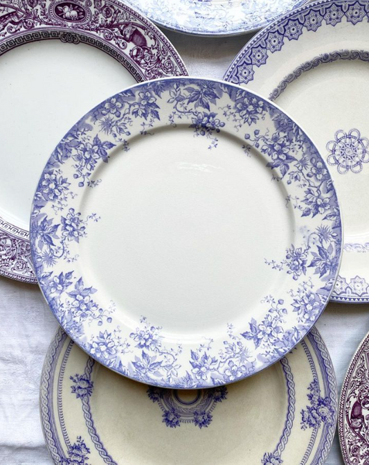 Assiette terre de fer Alphand parme Sarreguemines