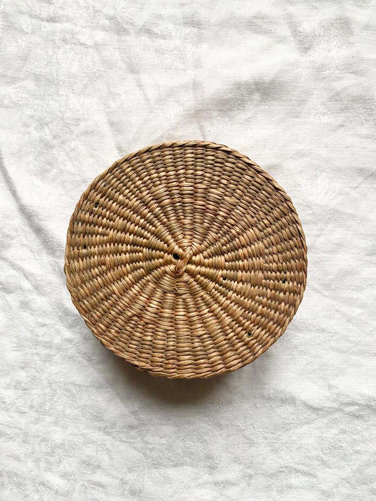 Boite en fibre tressée