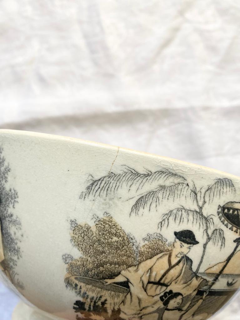 Bol vintage terre de fer Pajong Petrus Regout & Co