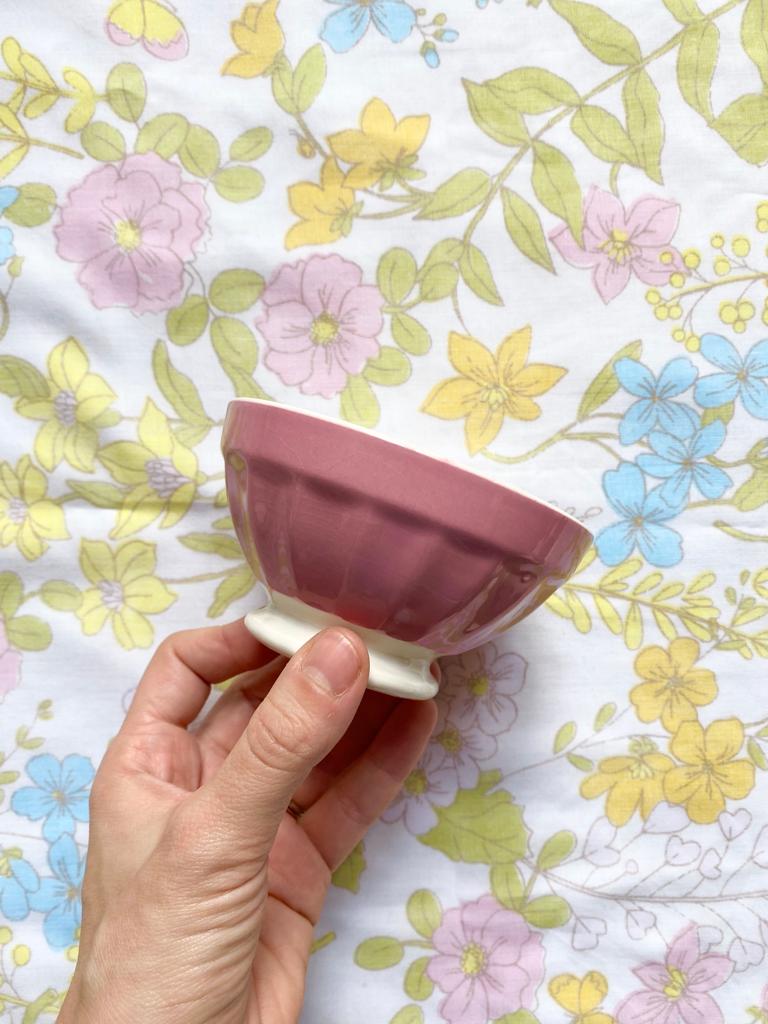 Petit bol rose Digoin & Sarreguemines