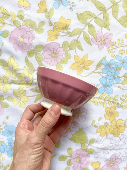 Petit bol rose Digoin & Sarreguemines