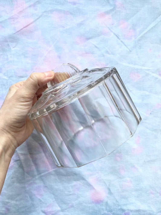 Cloche en verre moulé