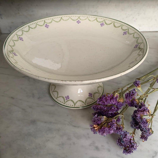 Compotier terre de fer Violetta Longwy