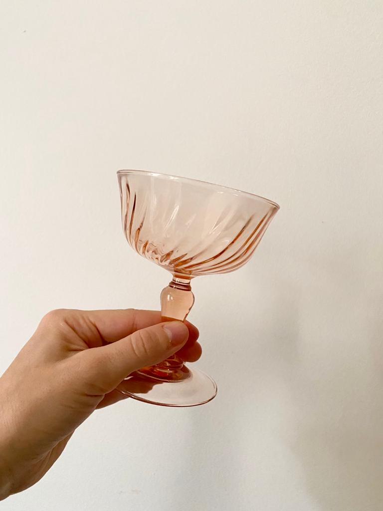 Coupe à champagne vintage Rosaline