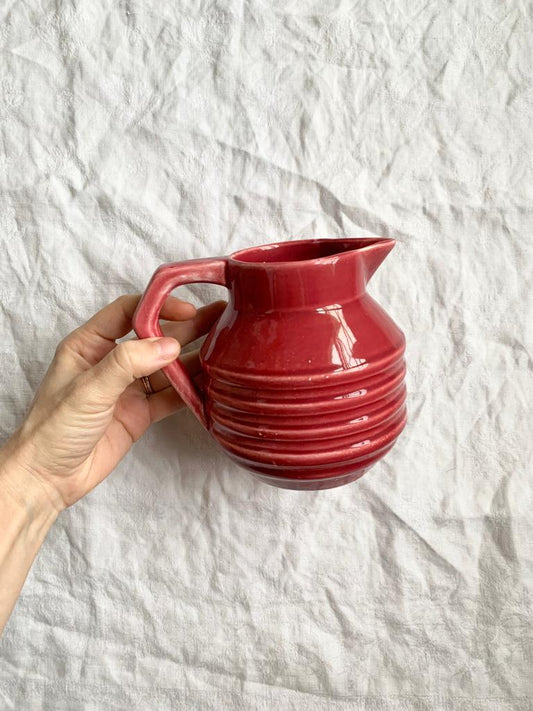 Petit pichet en ceramique rouge