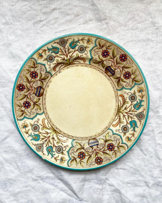 Petit plat rond terre de fer anglaise
