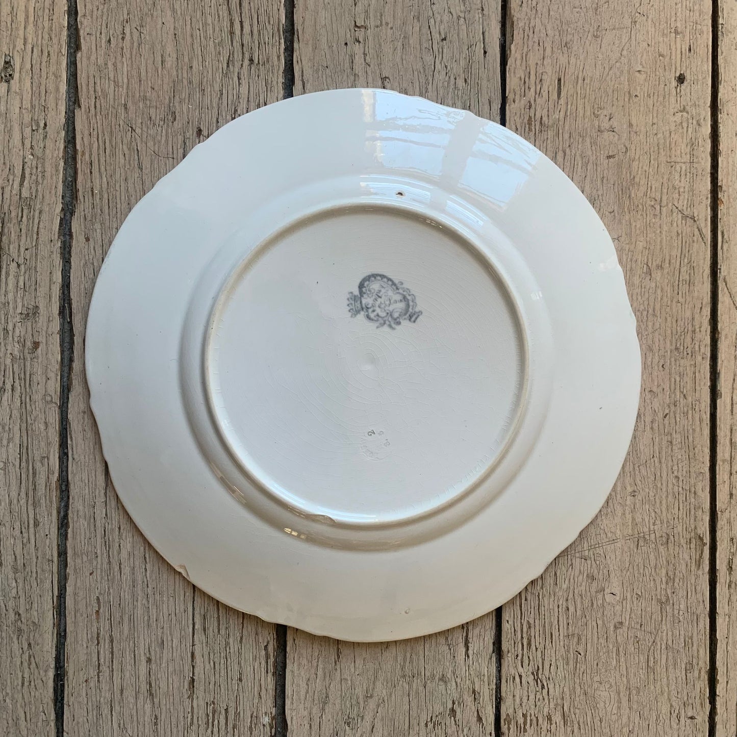 Plat St Cloud Longwy terre de fer grise