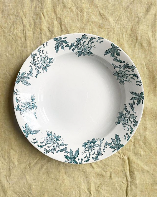 Plat terre de fer Anémones St Amand