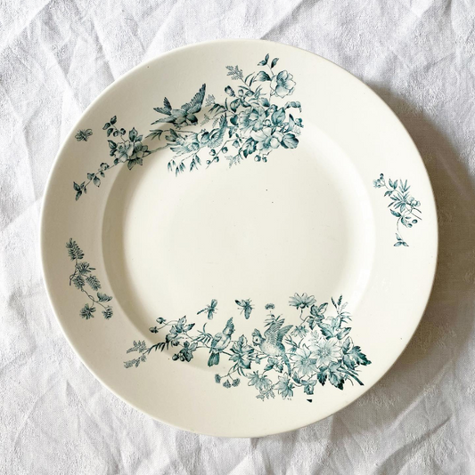 Plat terre de fer modèle Mignon de Longwy