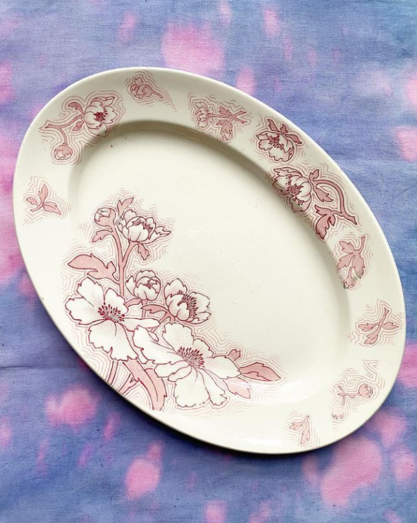 Plat terre de fer Nouveau Style Lunéville