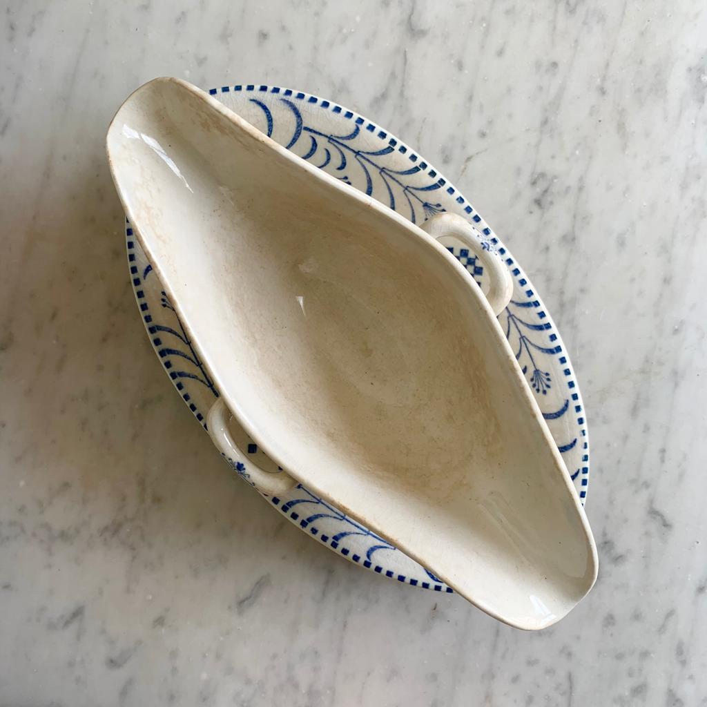 Saucière terre de fer Duphot Creil & Montereau