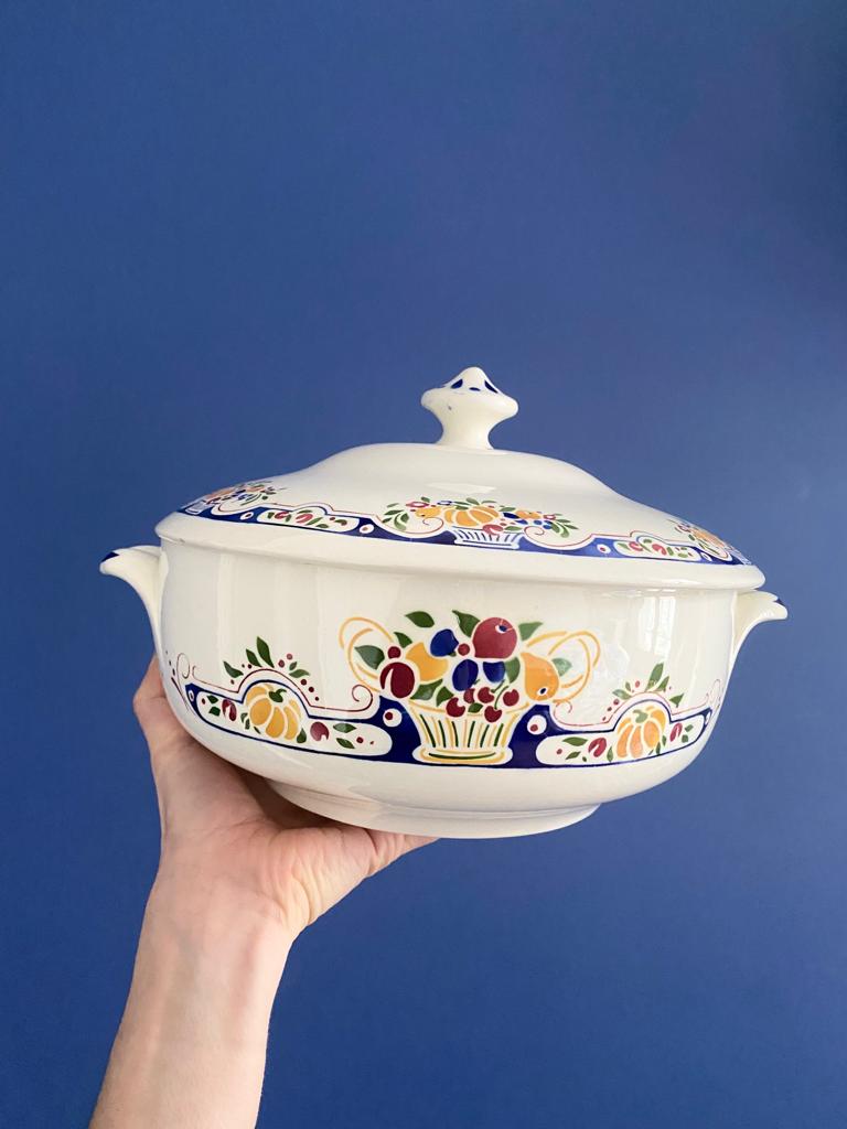 Soupière Fructidor Keramis Boch La Louvière