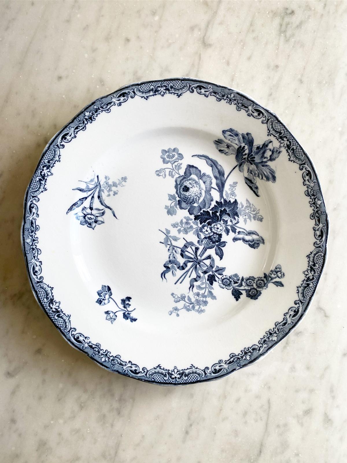 Assiette Fontange en terre de fer