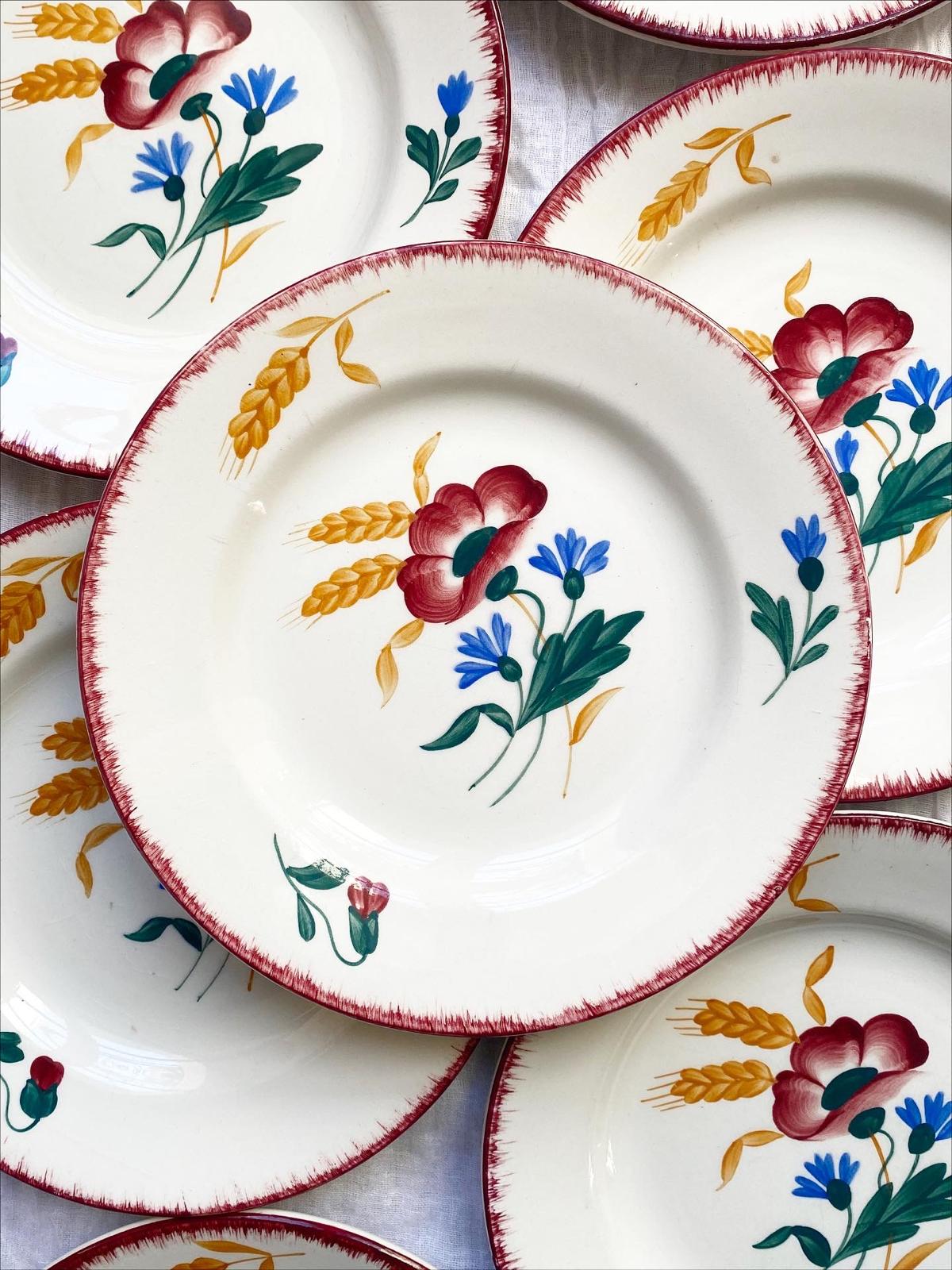 Assiettes à dessert Cérès de Moulins des Loups