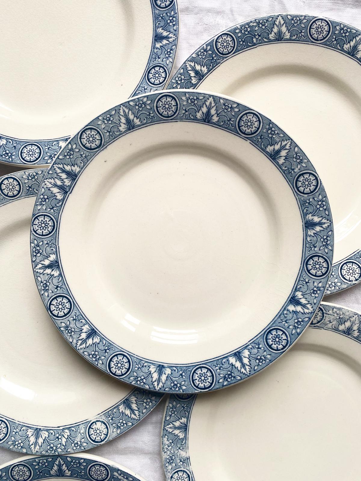 Assiette à dessert Lamartine de Salins terre de fer