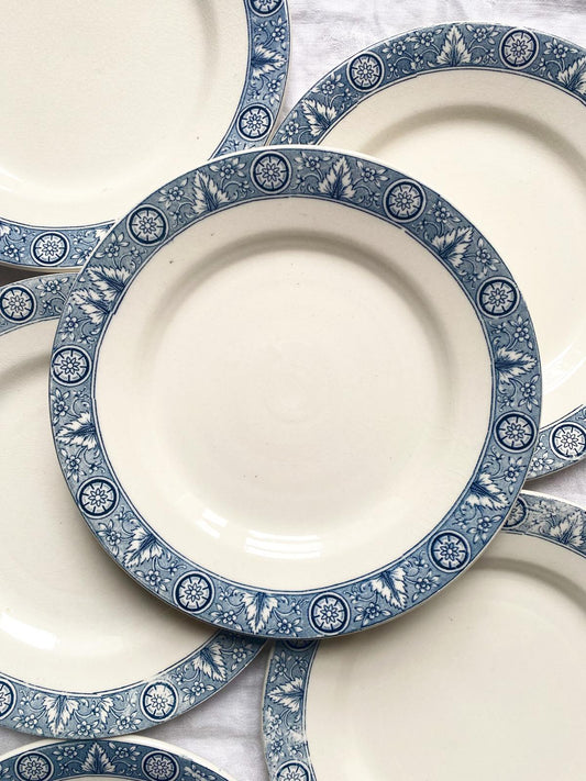 Assiette à dessert Lamartine de Salins terre de fer