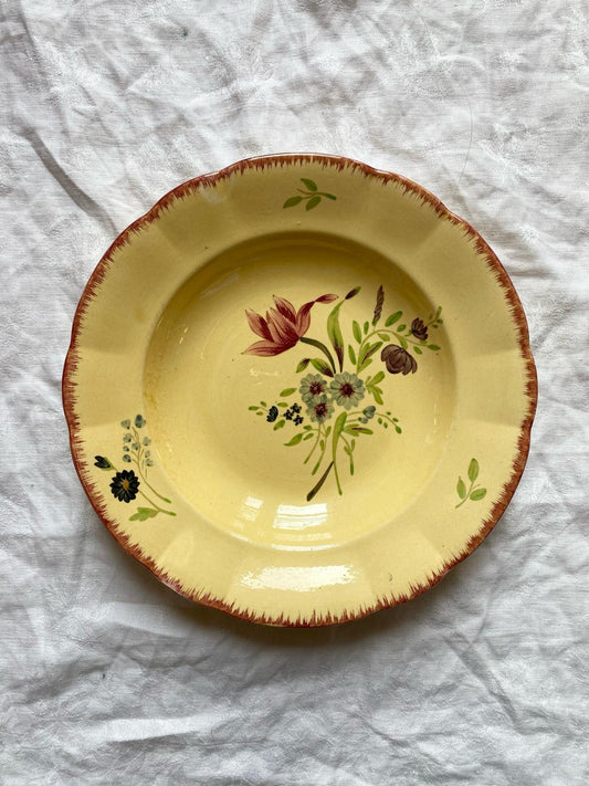 Assiette creuse Fleurs de France