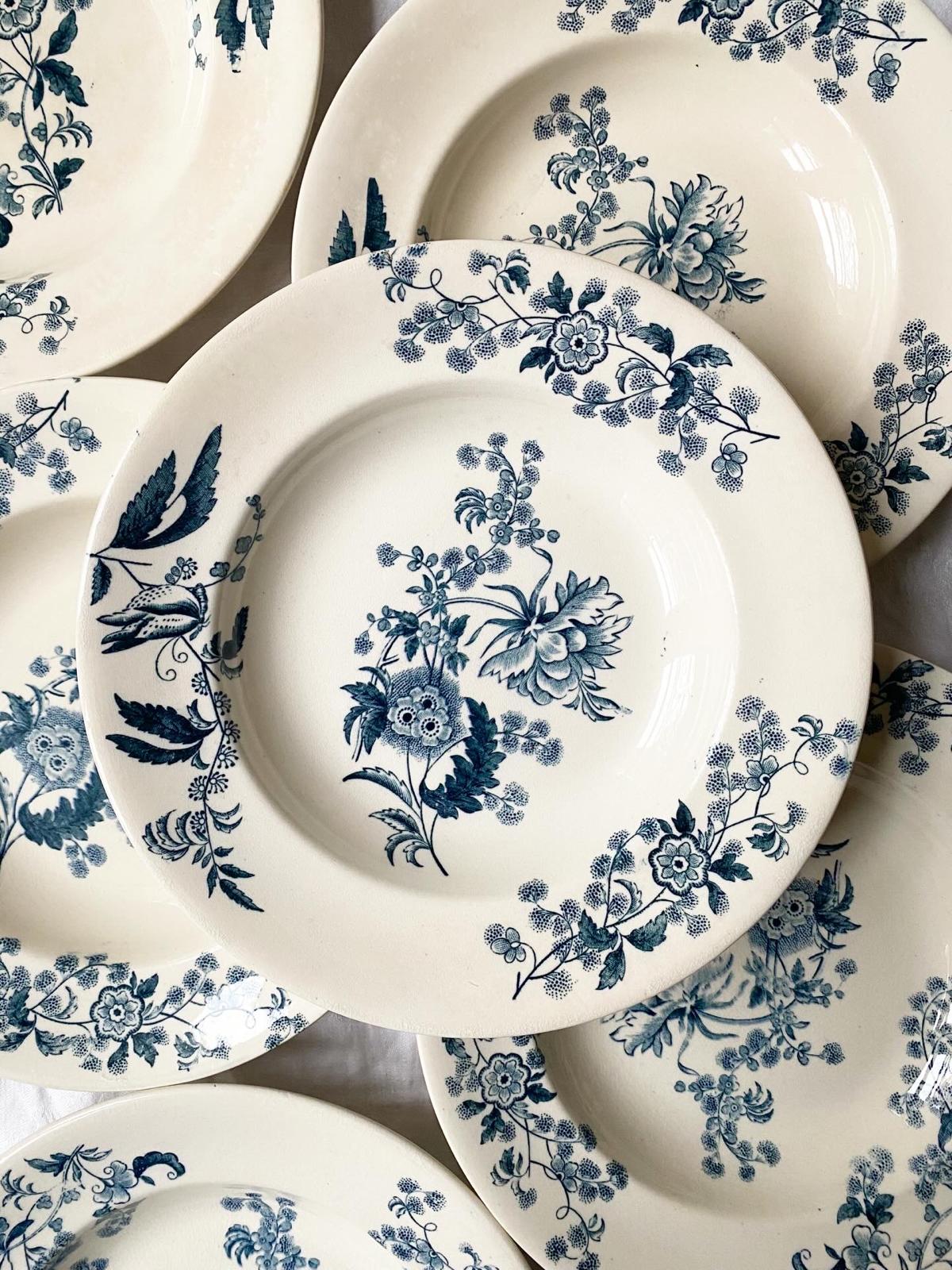 Ycho de Longwy assiette creuse terre de fer