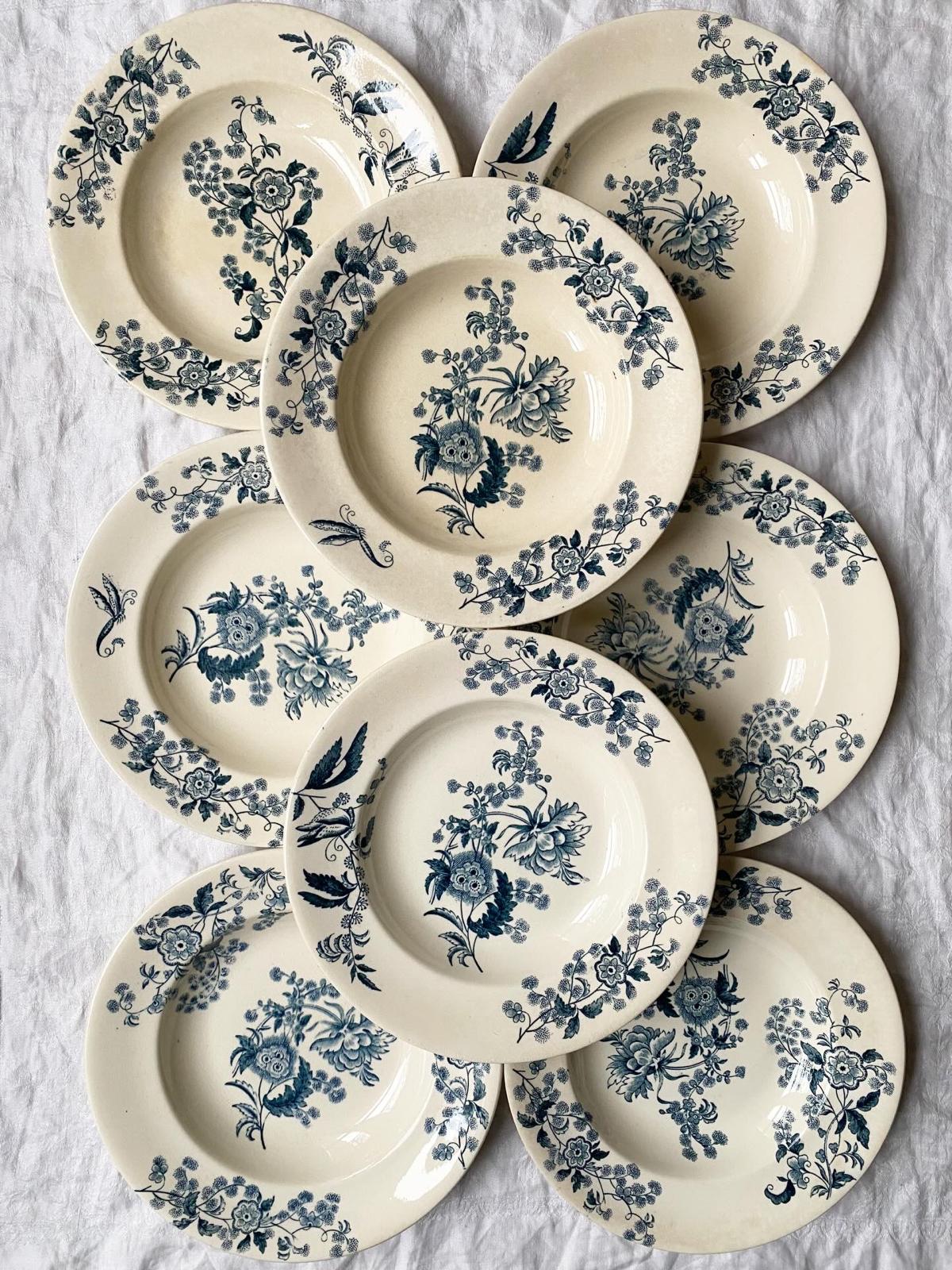 Ycho de Longwy assiette creuse terre de fer