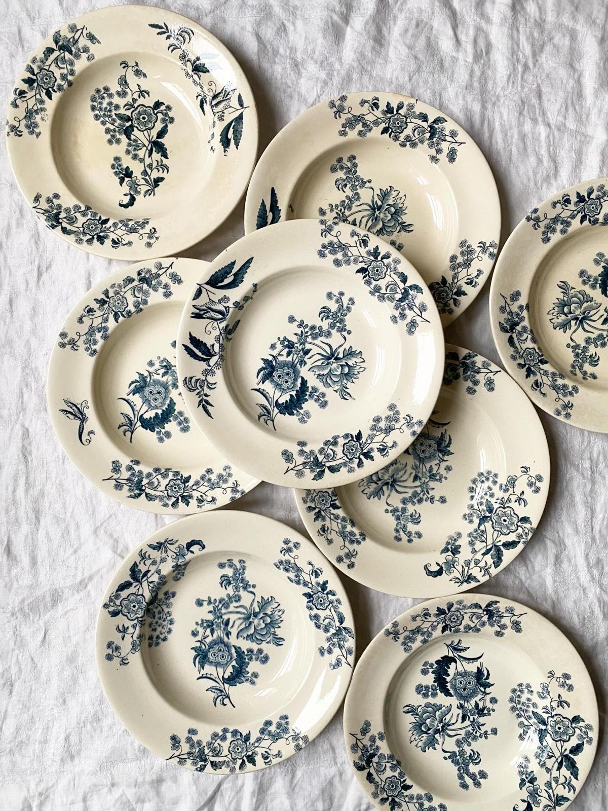 Ycho de Longwy assiette creuse terre de fer