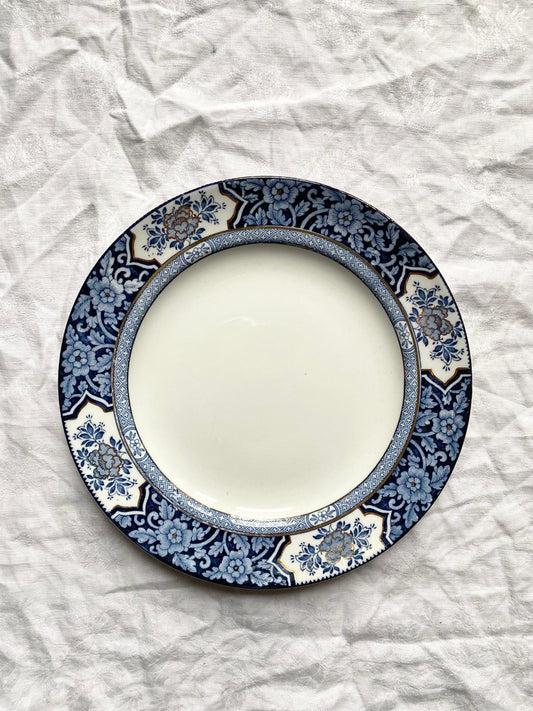 Assiette plate faïence anglaise Khotan