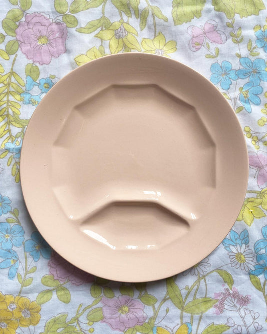 Assiettes à asperges roses