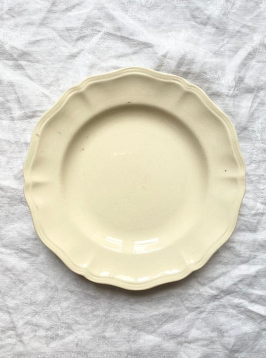 Assiette sur pied Sarreguemines classique