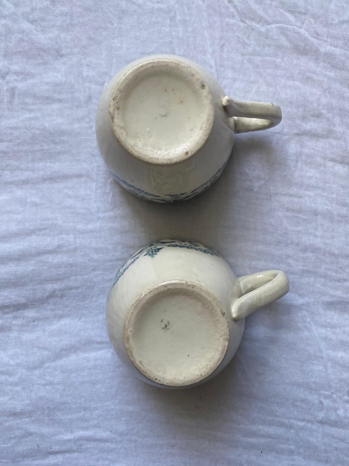 Lot de 2 tasses Guirlande terre de fer