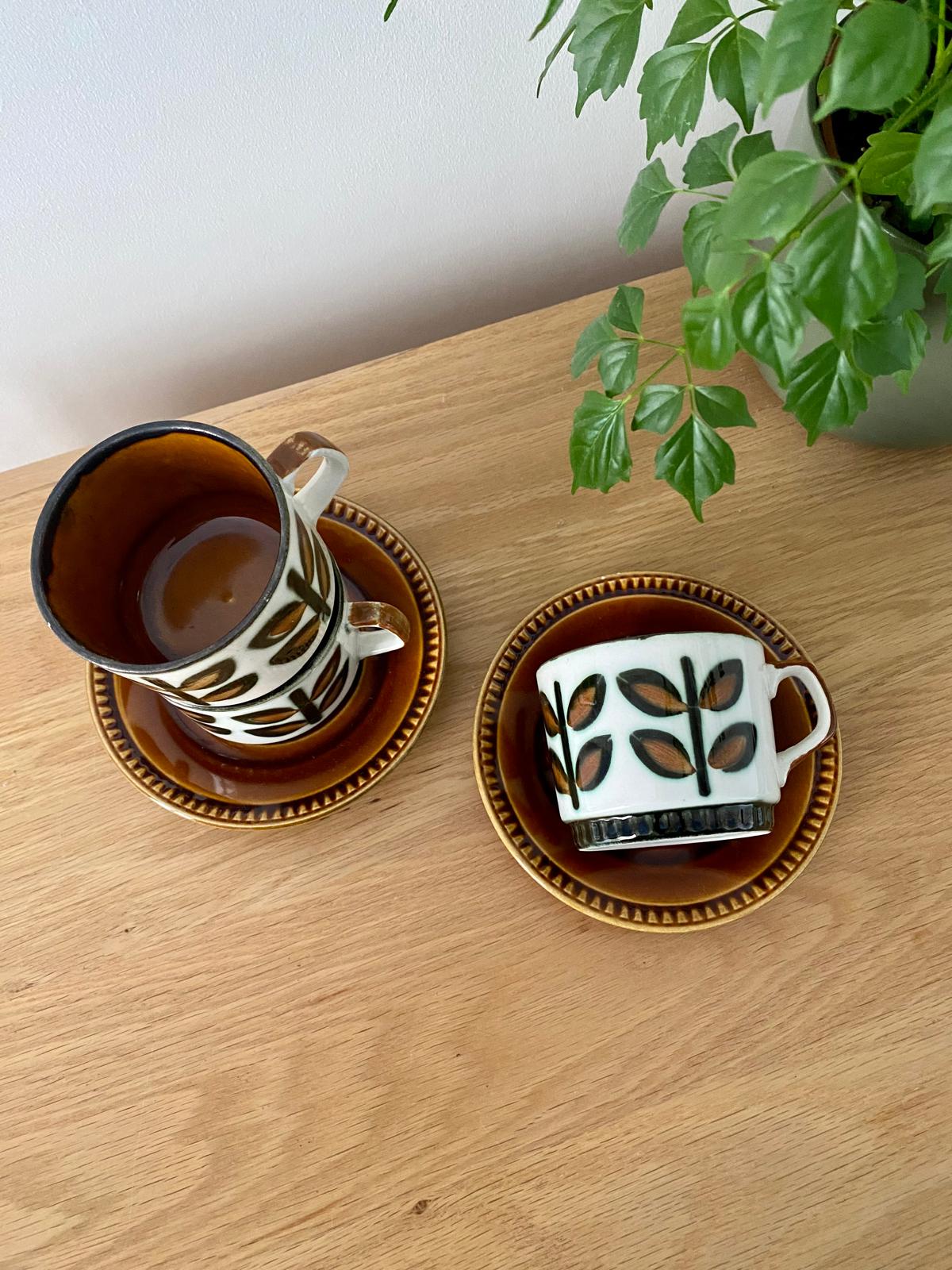 Lot de 3 tasses à café Rambouillet de Boch