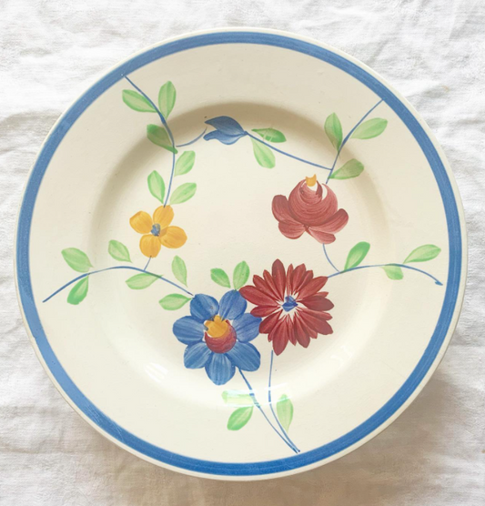 Assiette sur pied Germaine de Gien vintage